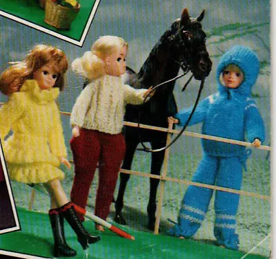 £2.89 • Buy Knitting Pattern Copy 2757.   Dolls Clothes For Barbie Sindy Etc.  DK