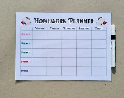Homework Planner • £2.75