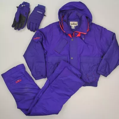 Obermeyer Technique Mens Ski Coat Jacket Snow Pants Glove Set Size Large* VTG HK • $149.99