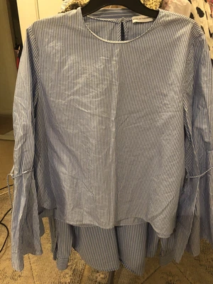 $32 • Buy Scanlon Theodore Top Blue White Stripe Size 12