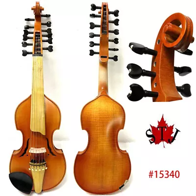 SONG Master 6×6 Strings Viola D'Amore 14 Flame Maple WoodGood Sound #15310 • $429