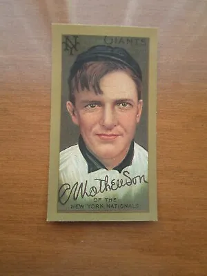 1911 Gold Border  T-205 Reprint    Christy Mathewson (hof)    New York Giants • $9.99