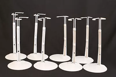 £32.05 • Buy Lot Of 8 Kaiser Metal Doll Stands Fits Size 10  - 14  Dolls Action Figures