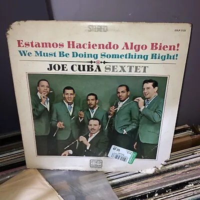 Joe Cuba Sextet Estamos Haciendo Algo Bien! Salsa Boogaloo Guajira Mambo EX F • $12.50