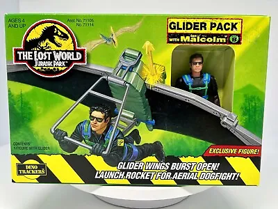 Jurassic Park The Lost World GLIDER PACK With Ian Malcolm Figure Kenner 1996 • $49.99