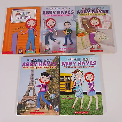 $5.95 • Buy Lot Of 5 The Amazing Days Of Abby Hayes By Anne Mazer Scholastic Paperback