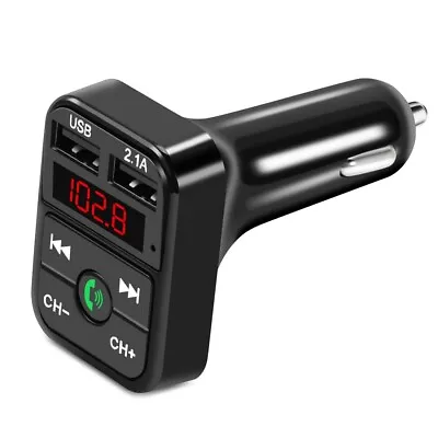 Bluetooth Car FM Transmitter Hands Free MP3 Player Radio Adapter Kit USB Charger • $5.99