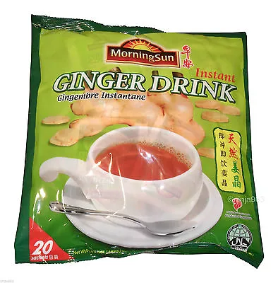 £7.99 • Buy Morning Sun Instant Ginger Tea Drink 20 X 18g Sachets