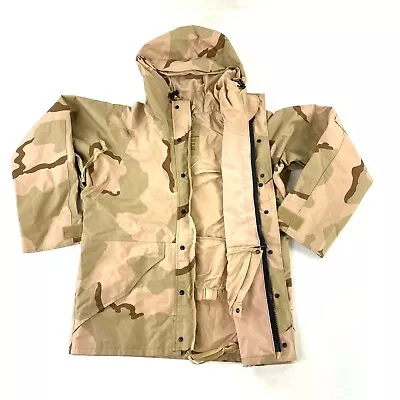 USGI Military Desert Camo Cold Weather Gen 2 ECWCS Parka Jacket MEDIUM & SMALL • $77.99