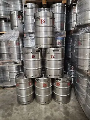 Used 15.5 Gallon Stainless Steel Keg 1/2 Barrel Beer Keg • $89