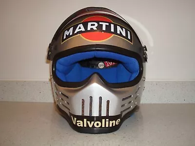 Vintage Simpson M15 Andretti Replica Helmet Size 7 3/8 Fully Restored Blue Nomex • $1055.60