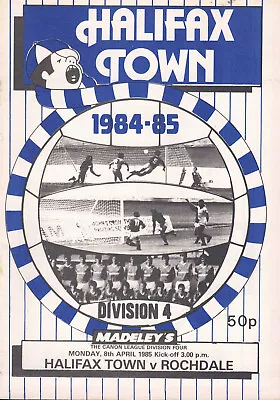 Halifax Town 08/04/1985 • £3.50