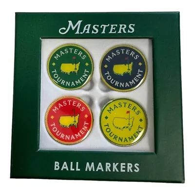 2024 Masters 4-Pack Ball Markers Set Augusta National Golf • $37.95