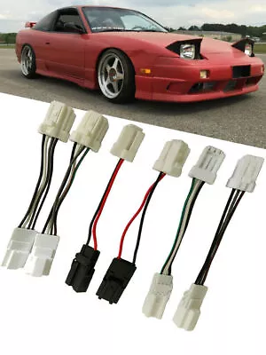 Premium Set Car Rear Taillight Adapter Harness For 240sx Pnp S13 Kouki 1989-1993 • $20.61