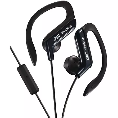 JVC HAEBR80B In-Ear Sports Headphones With Microphone & Remote (Black) • $18.72