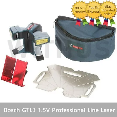 Bosch GTL3 1.5V Professional Line Laser Wall Floor Tile Tiling Square Layout • $113.51