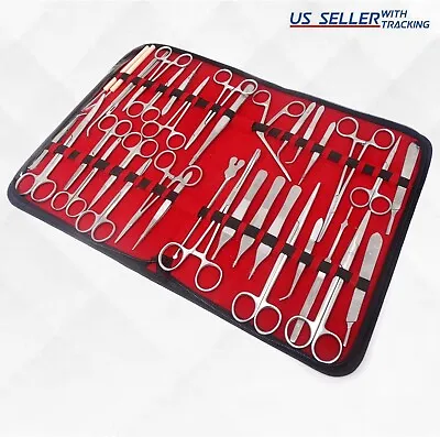 37 Pc US MILITARY FIELD MINOR SURGERY KIT SURGICAL INSTRUMENTS FORCEPS SCISSORS • $44.99