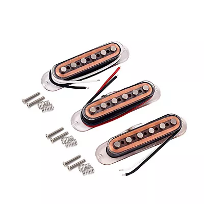 Paraffin Vintage Wire SSS Alnico V Pickup Neck Middle Bridge Fit For Strat ST • $22.54