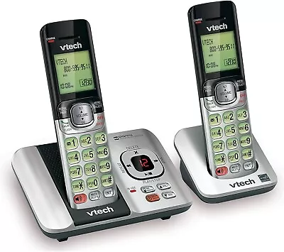 VTech DECT 6.0 Cordless Phone Answering System Caller ID Call Waiting 2 Handsets • $35.99