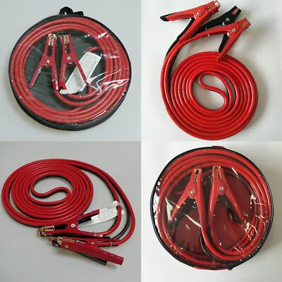 US 20 Ft 4 Gauge Heavy Duty Booster Cable Jumping Start Power Jumper W/Pouch • $29.49