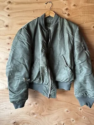 USAF MA-1 Flight Jacket 1960 John Ownbey - Large Bomber • $199