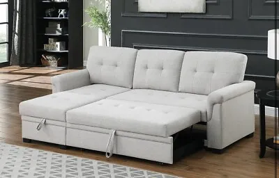 $999 • Buy Modern 3 Seater Sectional Sofa Set L-Shaped Couch  Upholstered Armchair With Leg