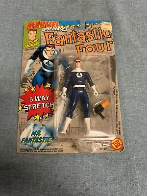 Mr. Fantastic Four Vintage 1992 Toy Biz Marvel Super Hero's Cosmic Defenders • $17.99