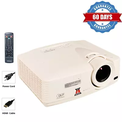 3500 Lumens DLP Projector 3D HD For Parties Ceremonies Family Reunions Bundle • $142.15