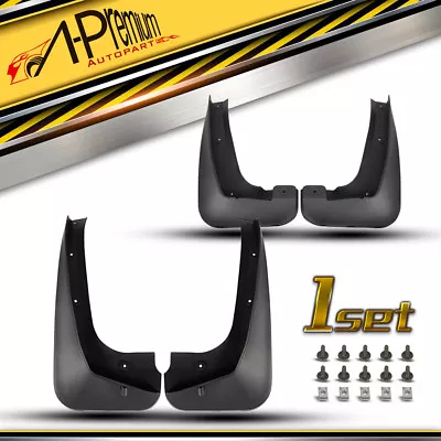 $42.99 • Buy A-Premium 4x Splash Guards Mud Flaps W/ Running Board For BMW X3 E83 2004-2010