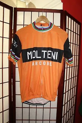 Molteni Team Arcore Rainbow Cycling Jersey - Size XL. ALY • $31.78