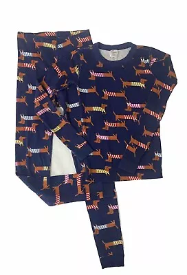 Hanna Andersson Dachshund Pajamas Size 160 (14) • $18