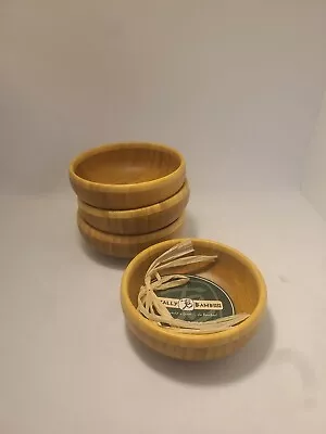 Totally Bamboo 4-Inch Classic Bowl Two-Tone Individual Servings Food Prep • $6