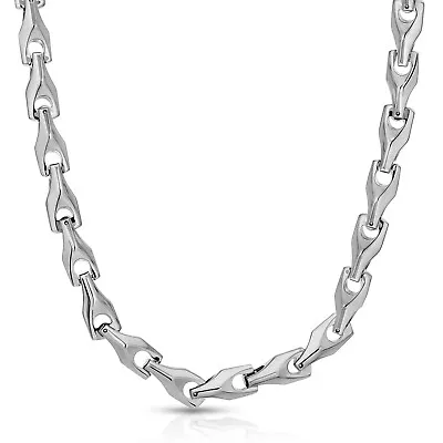 Heavy Biker Tungsten Carbide Men's 9.0 Mm Necklace (tuc 001) - Free Shipping! • $109.95