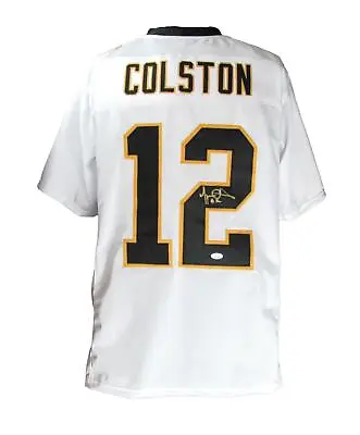 Marques Colston Signed/Auto Saints Custom White Football Jersey JSA 165272 • $169