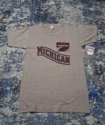 Vintage 1982 Michigan Panthers USFL Shirt Champion Medium NWT Single Stitch • $99.99