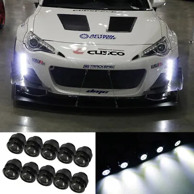 HID White 30W High Power Flexible LED Daytime Running Lights W/ Free Shape Style • $52.19