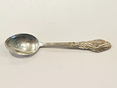 Detroit Mich Sterling Silver Souvenir Spoon With Corn On Handle • $30