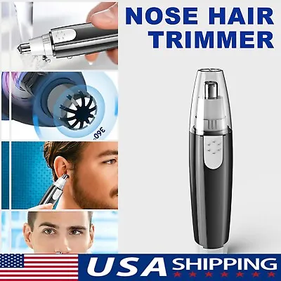 Electric Nose Hair Trimmer Shaver Ear Face Eyebrow Mustache Beard Shaver Clipper • $4.99