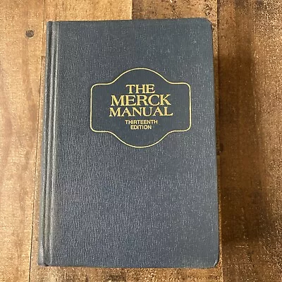 The Merck Manual Of Diagnosis & Therapy 13th Edition Hardcover 4th Print 1978 • $14.99