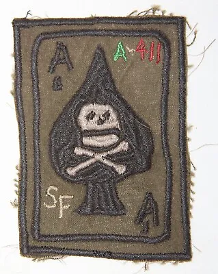 Reproduction Vietnam Special Forces A-411 Death Card Patch • $9.99