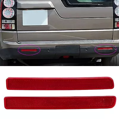 2x Car Rear Bumper Reflector Red For Range Rover Sport 2010-13 Discovery LR3 LR4 • $25.48