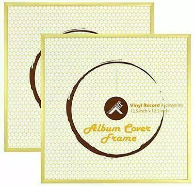 2-Pack 12.5x12.5 Square Aluminum Vinyl Record Album Cover Frame For Musicians • $29.99