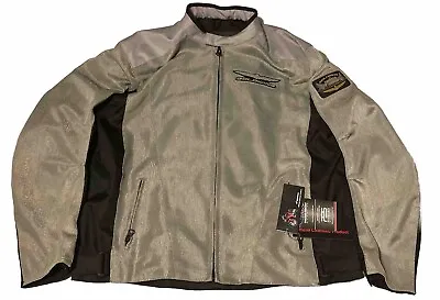 Honda GoldWing Motorcycle American Touring Mesh Grey Jacket Men's XL W/Tags XC • $129.95