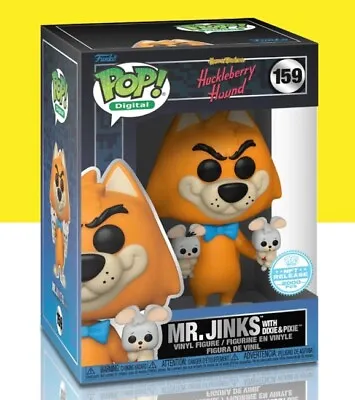 FUNKO POP DIGITAL MR. JINKS W/Dixie & Pixie #159 LIMITED 2000 PIECES (LEGENDARY) • $79.98