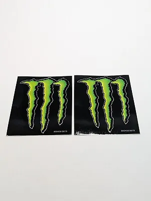 2 Monster Energy Drink Stickers- New 3” X 4” Decal Laptop Skateboard Car Bike  • $4.99