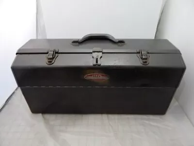 Vintage PARK BRAND TOOL / TACKLE BOX FULL OF TACKLE METAL CANTILEVER • $49