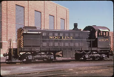 Soo Line 2105 N. Fond Du Lac WI 1963 Duplicate Slide • $3