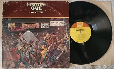 Marvin Gaye I Want You Soul/R&B 1976 LP Vinyl T6-342S1 Tamla Motown Record • $13.95