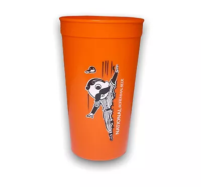32oz National Bohemian Beer Co Mr Boh Baseball Plastic Drinking Cup BPA Free • $4.50