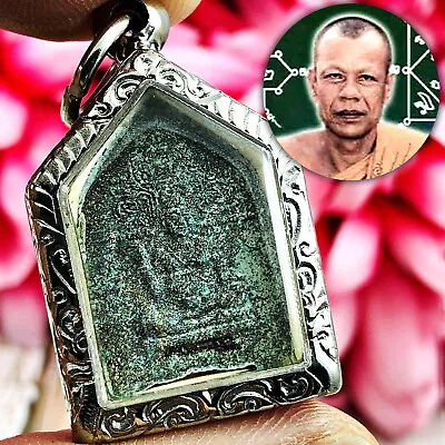 Khunpaen Ash Guman Windfall Gambling Lotto Win Lp Dum Be2543 Thai Amulet #16829 • $49.39